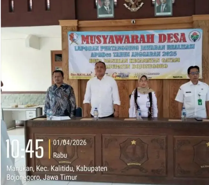 Transparansi Anggaran, Desa Manukan Paparkan Realisasi APBDes 2025 kepada Warga
