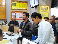 -Puluhan Jurnalis Laporkan Dugaan Penghalangan Kerja Jurnalistik Ke polres Ngawi.