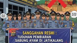 Klarifikasi dan Sanggahan,Tidak Benar D Pembiaran Arena Sabung Ayam di Jatikalang. Desa Prambon