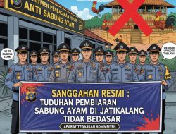 Klarifikasi dan Sanggahan,Tidak Benar D Pembiaran Arena Sabung Ayam di Jatikalang. Desa Prambon