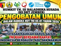 Kolaborasi Religius dan Kemanusiaan: Peringati Maulid Nabi dan HUT Ke-81 TNI, DKT Jember Gelar Baksos Pengobatan Gratis