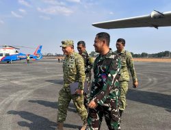 Pangdam XXII/TB Tinjau Karhutla di Wilayah Kalimantan Selatan dari Udara