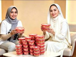 Dewi Perssik Dukung UMKM Abon Barokah Yuli Asal Tapen Bondowoso
